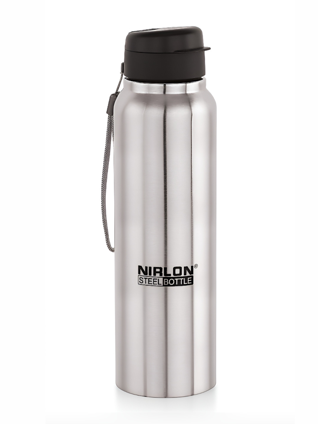 NIRLON Superb Silver Stainless Steel Single Wall Vacuum Sipper - 1L