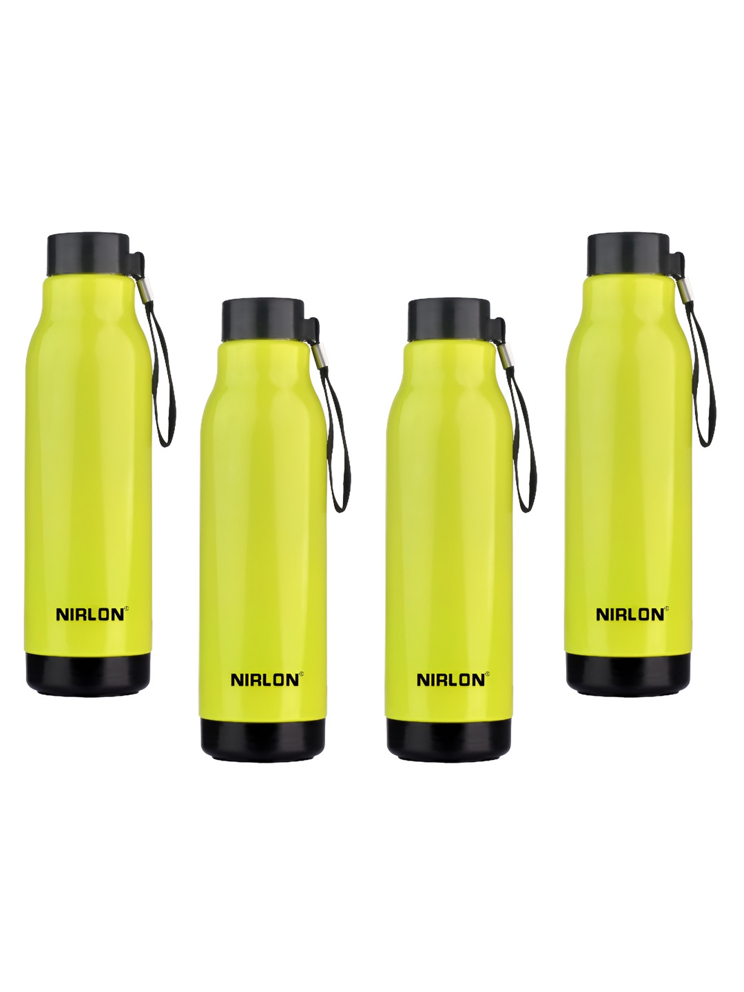 NIRLON Loki Green Stainless Steel BPA Free 4 Piece Water Bottle - 480ml