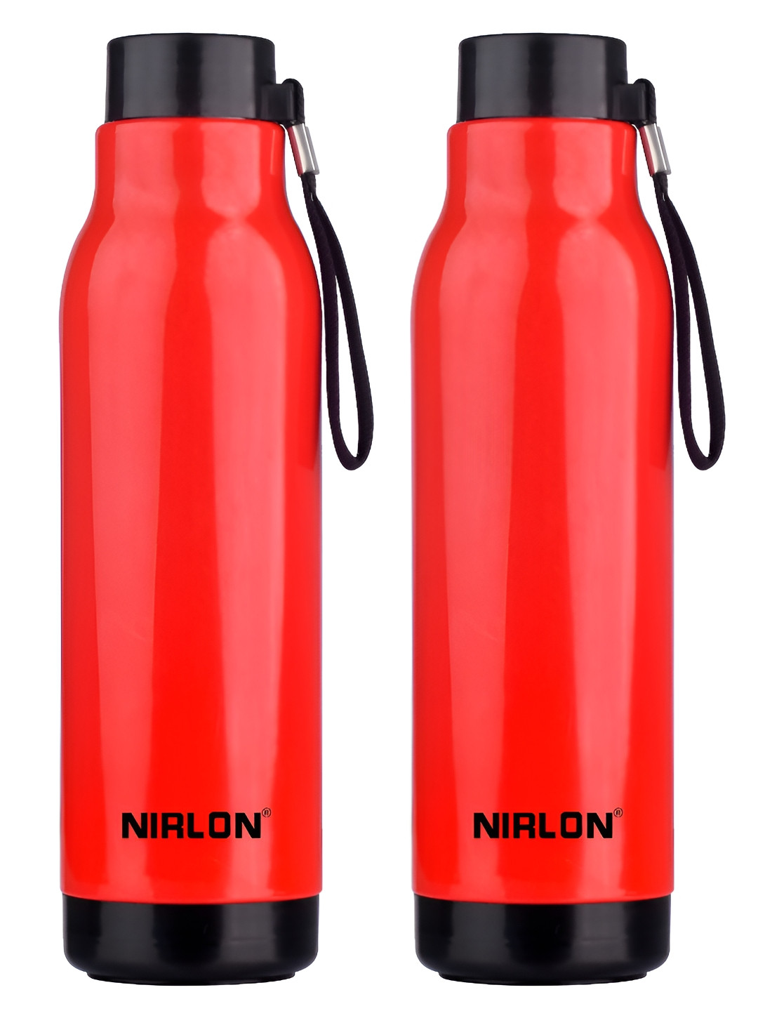 NIRLON Loki Red Stainless Steel BPA Free 2 Piece Water Bottle - 500ml
