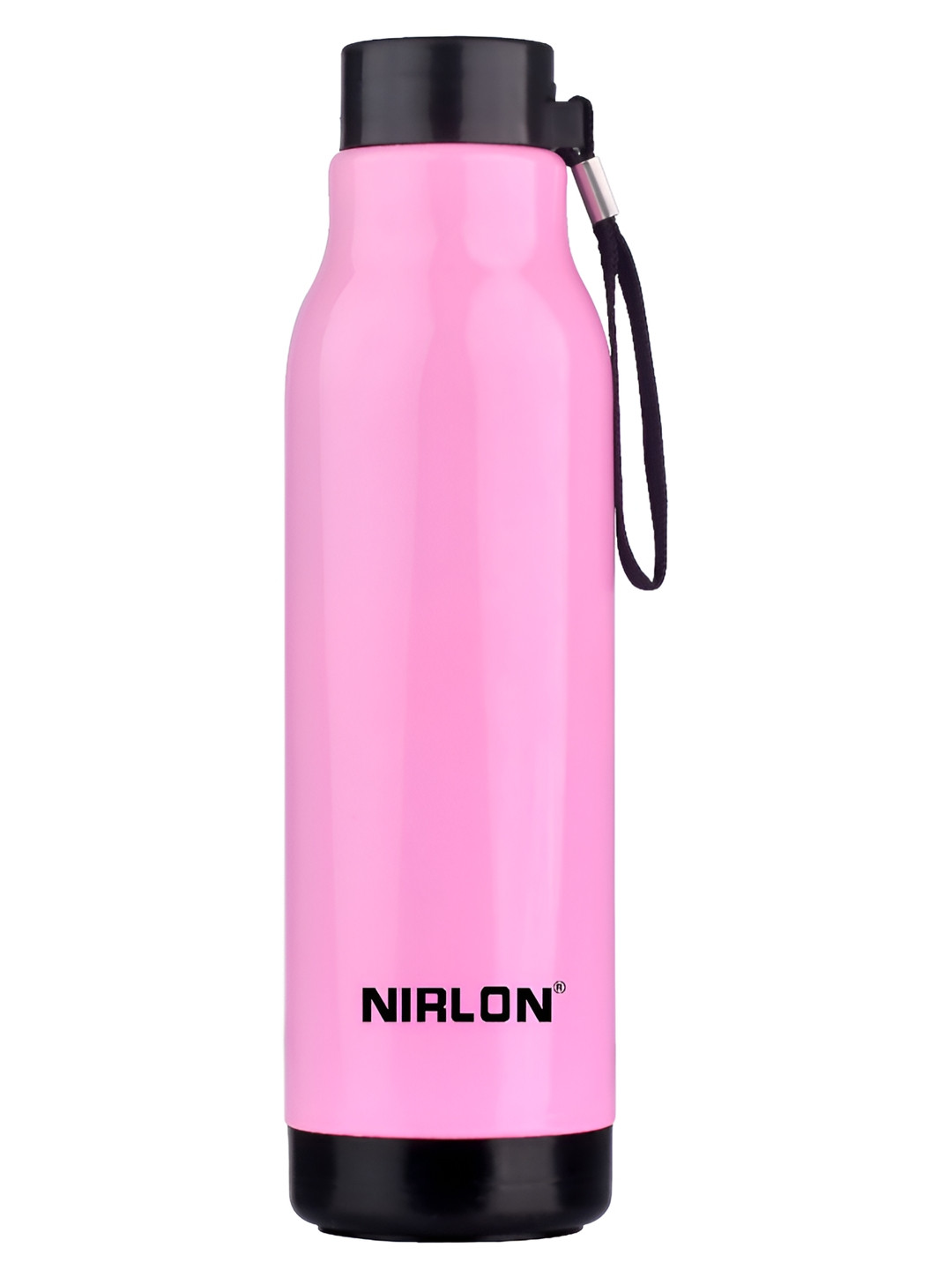 NIRLON LOKI Pink Solid Stainless Steel Spill Proof Water Bottle - 480ml