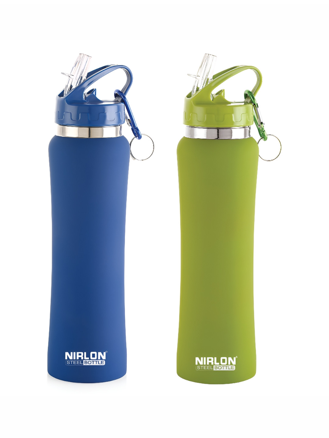NIRLON Flip Bot Blue Stainless Steel Spill Proof 2 Piece Sipper - 750ml