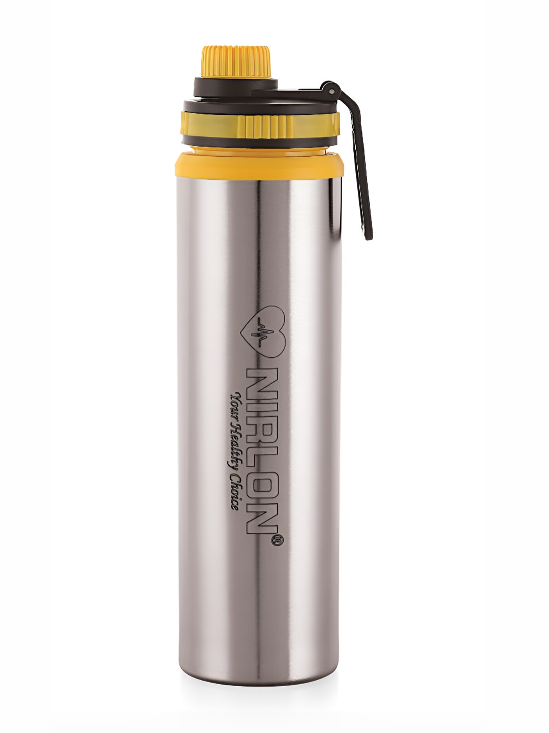 NIRLON Eco Pur Silver Stainless Steel Smart Vacuum Sipper - 900ml