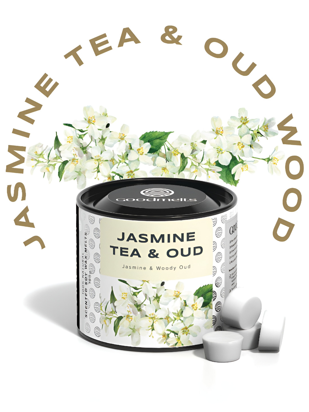 GoodMelts Jasmine Tea & Oud Scented Soy Wax Melts