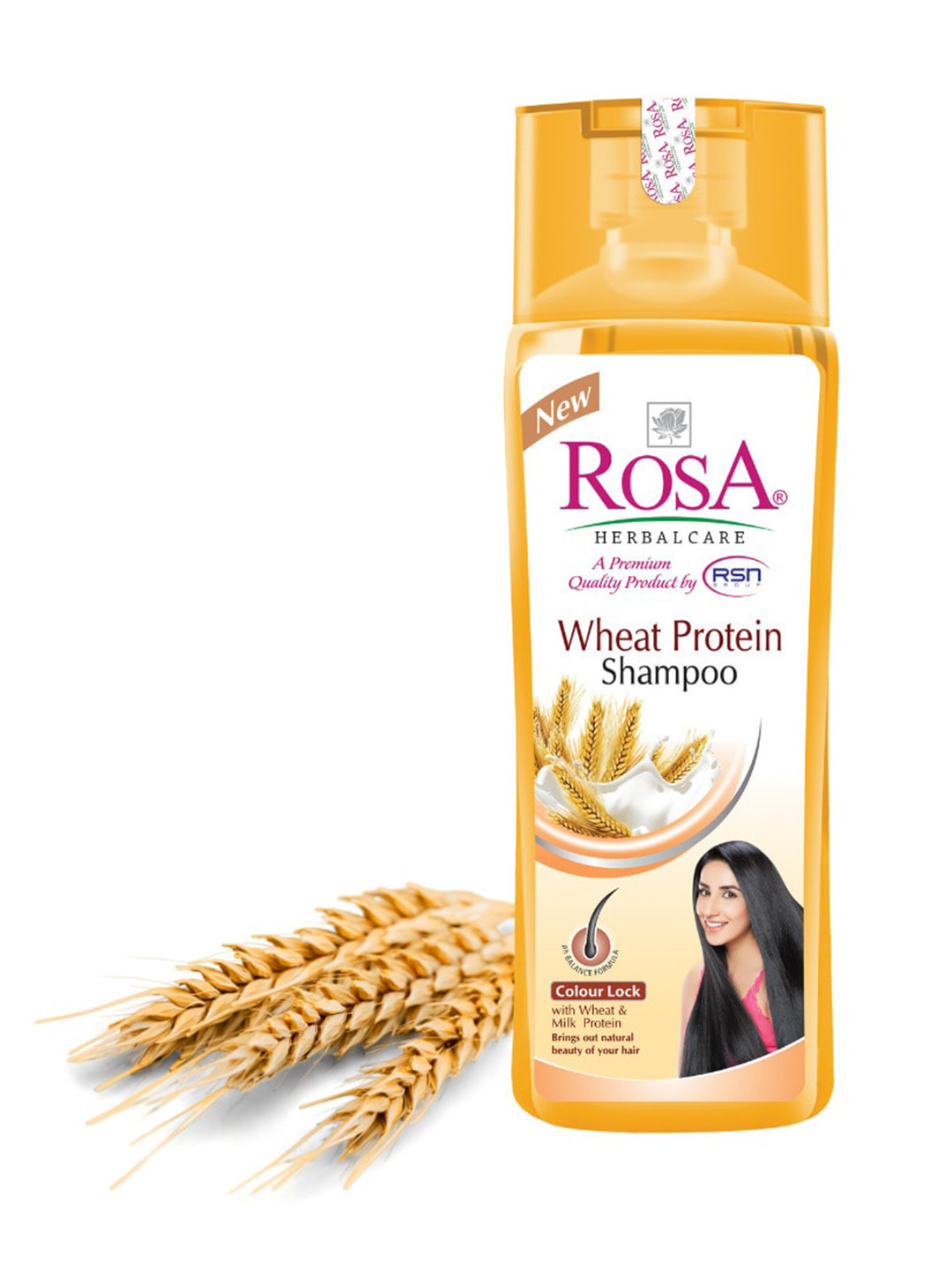 ROSA Wheat Protein Shampoo With Milk Protein - 500ml