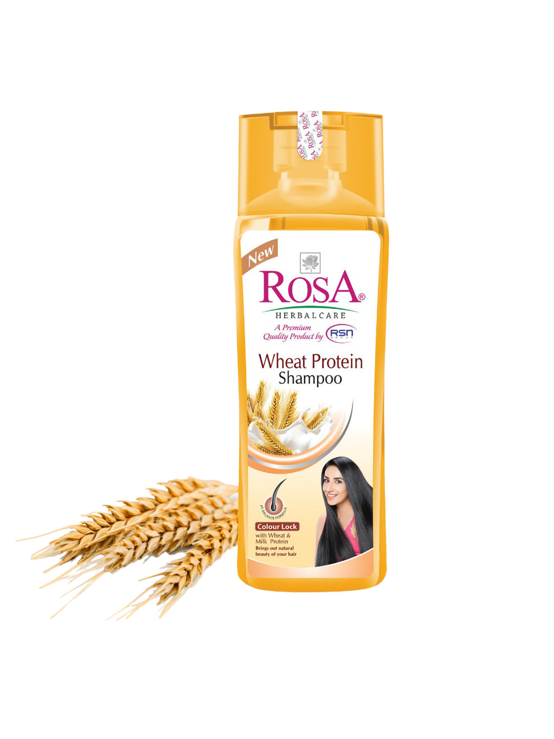 ROSA Wheat Protein Shampoo With Milk Proteins For Hair Fall-1000ml