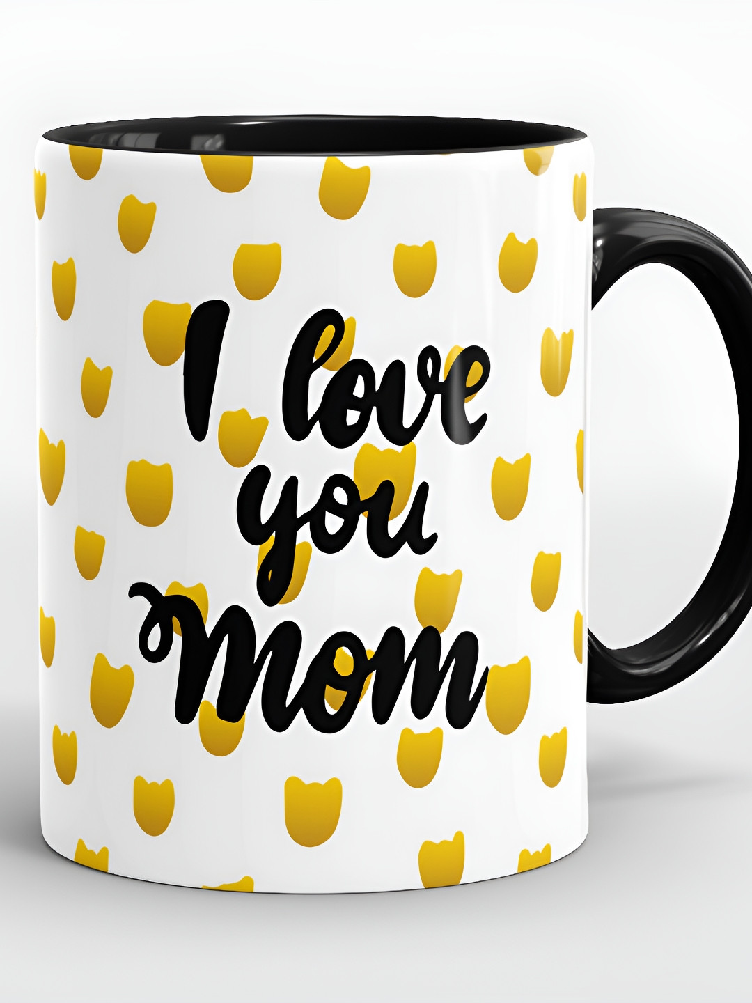 SUBLIKRAFT Black & White Text or Slogans Printed Ceramic Matte Mug 330 ml