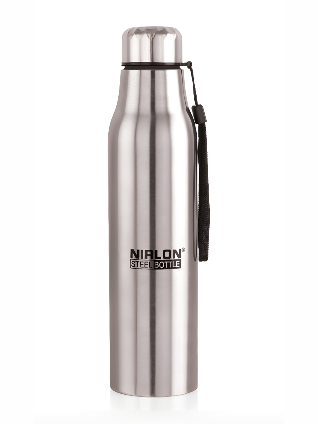 NIRLON Neo Silver Stainless Steel Single Wall Vacuum Water Bottle - 650ml