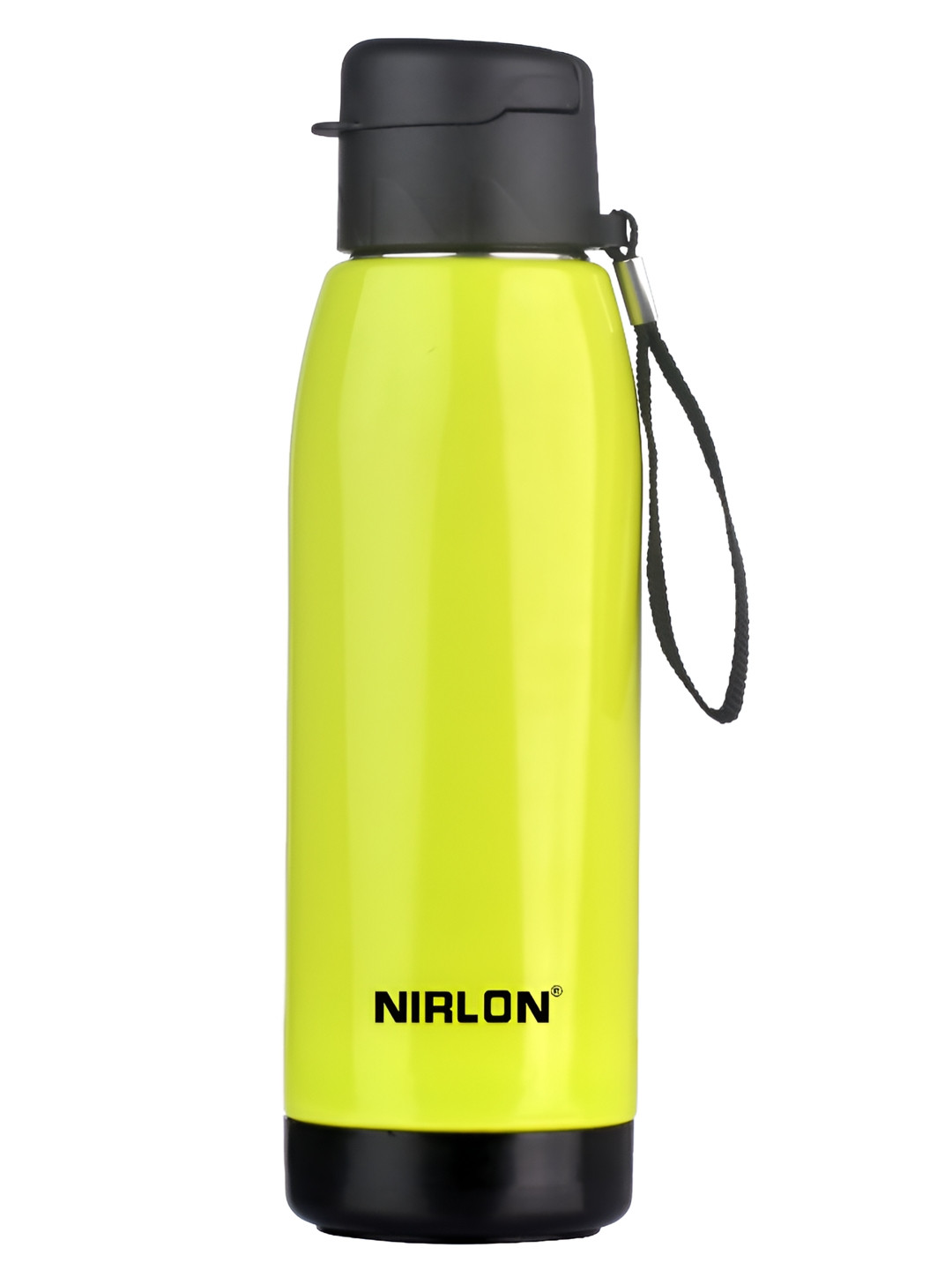 NIRLON Electro Green Solid Stainless Steel Spill Proof Water Bottle - 750ml