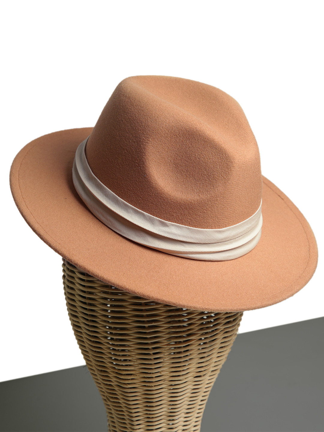 CHOKORE Men Ribbon Fedora Hat