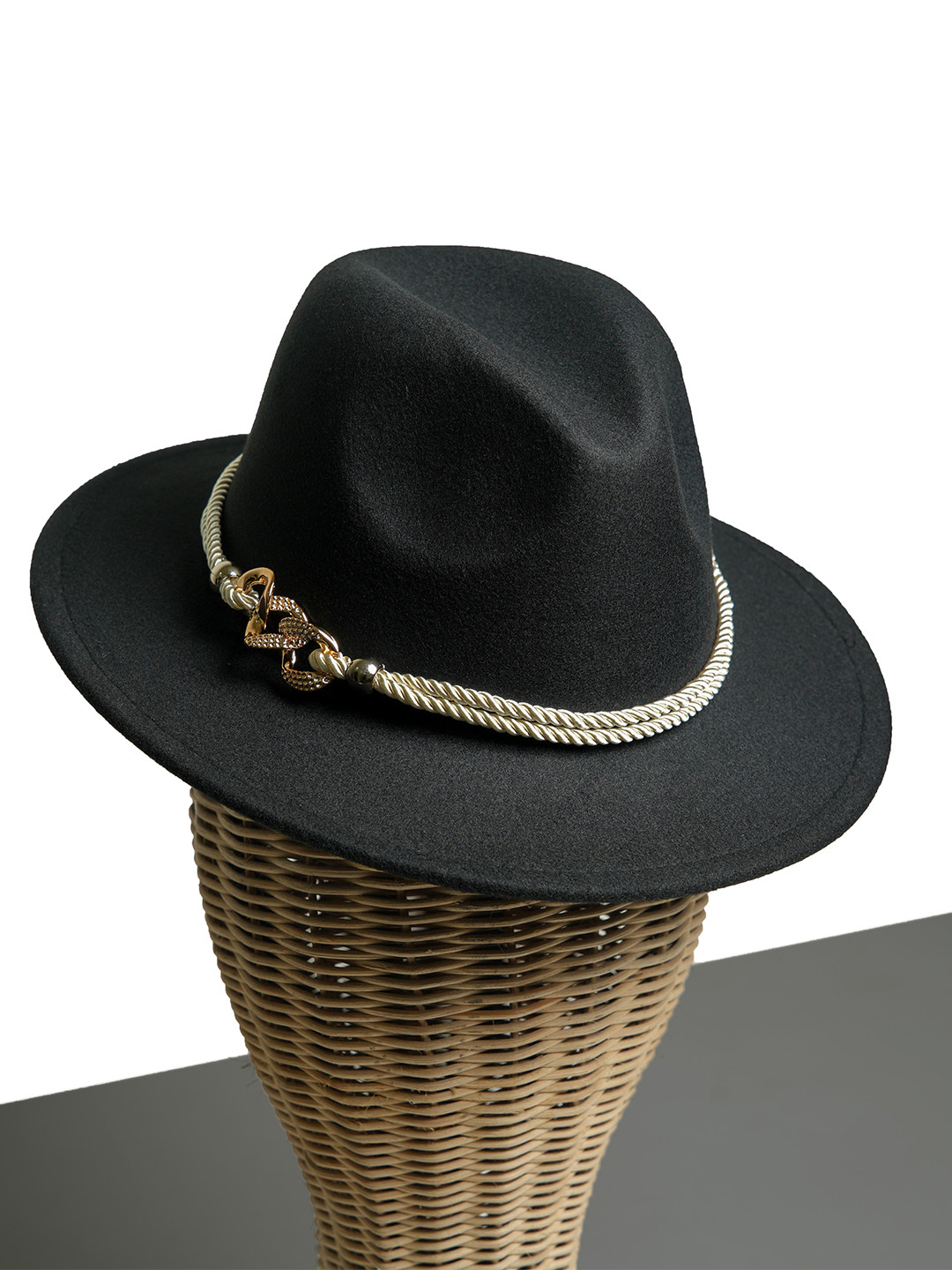CHOKORE Men Fedora Hat & Belt Buckle