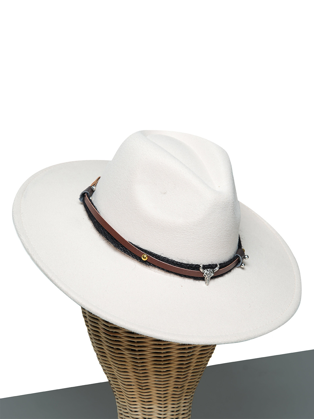 CHOKORE Men American Cowhead Fedora Hat