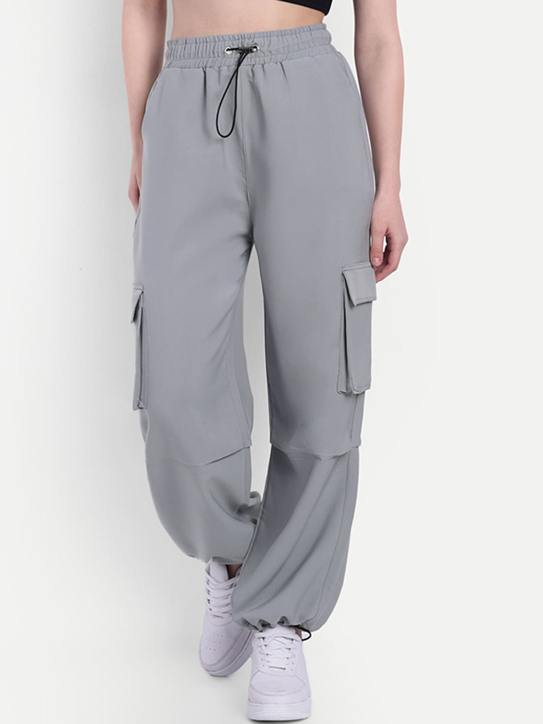 BROADSTAR Women Loose Fit Parachute Trousers