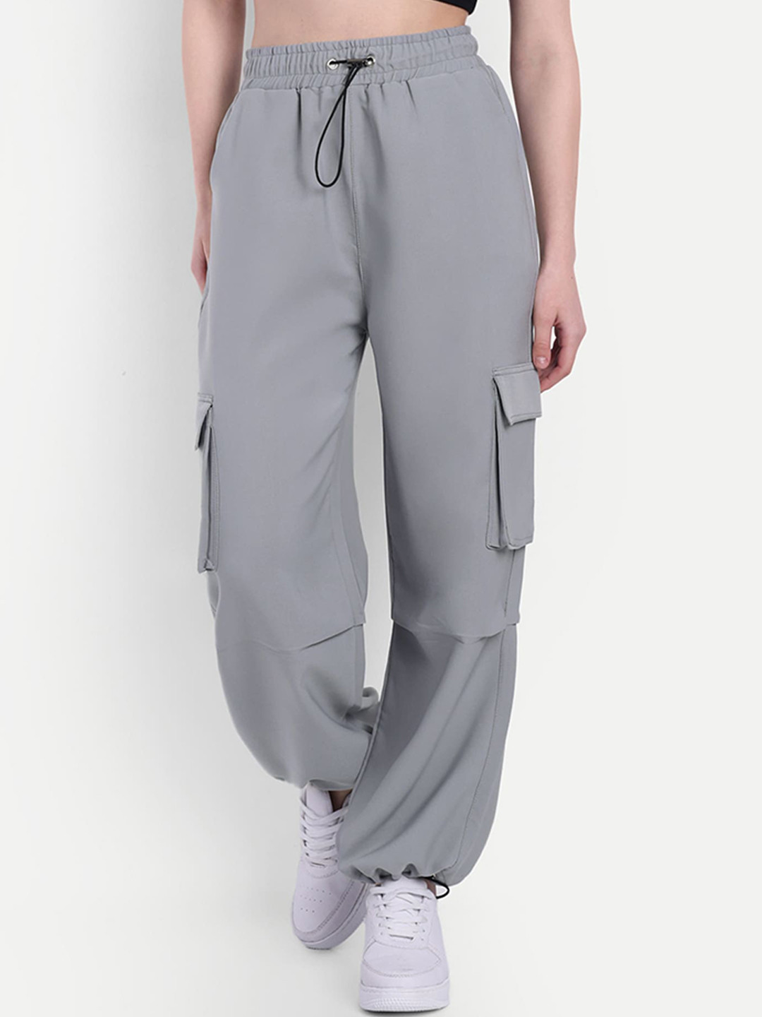 Next One Women Smart High-Rise Cargo Trouser