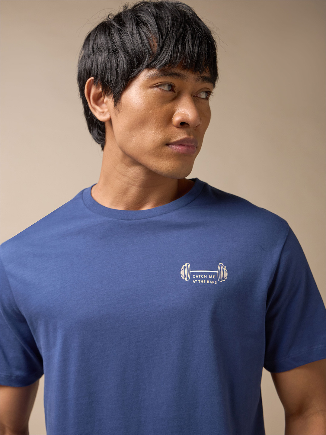 CULT Catch Me At The Bars Miniature Round Neck Printed Cotton T-Shirts