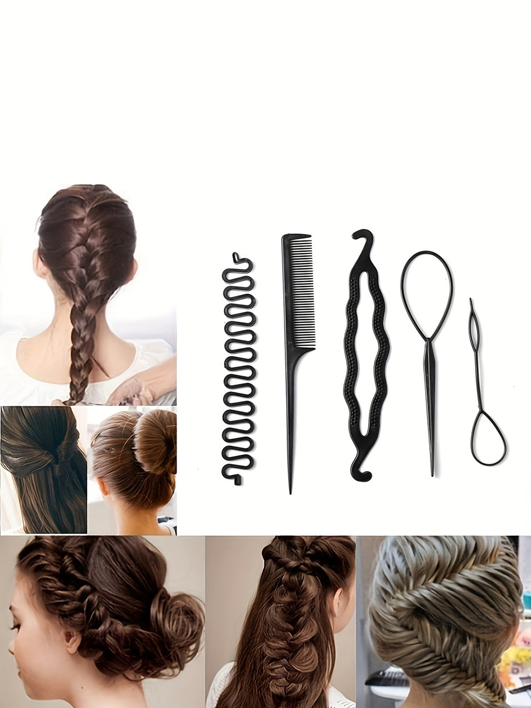 CHRONEX Set of 5 Professional Hair Styling Tool Set