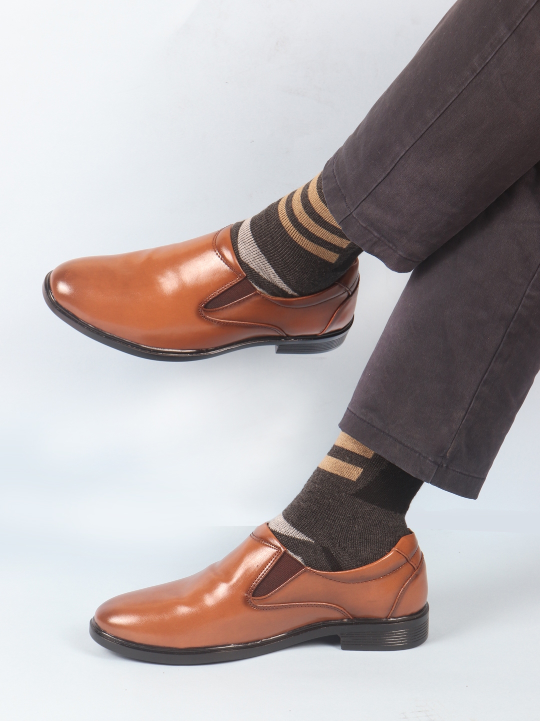 Buy FAUSTO Men Round Toe Formal Slip On Shoes Formal Shoes for Men 29206670 Myntra