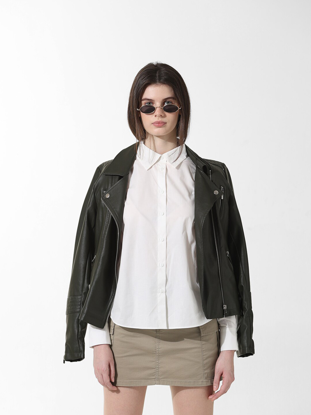 ONLY UEX ONLTERRCO LS Spread Collar Pure Cotton Casual Shirt