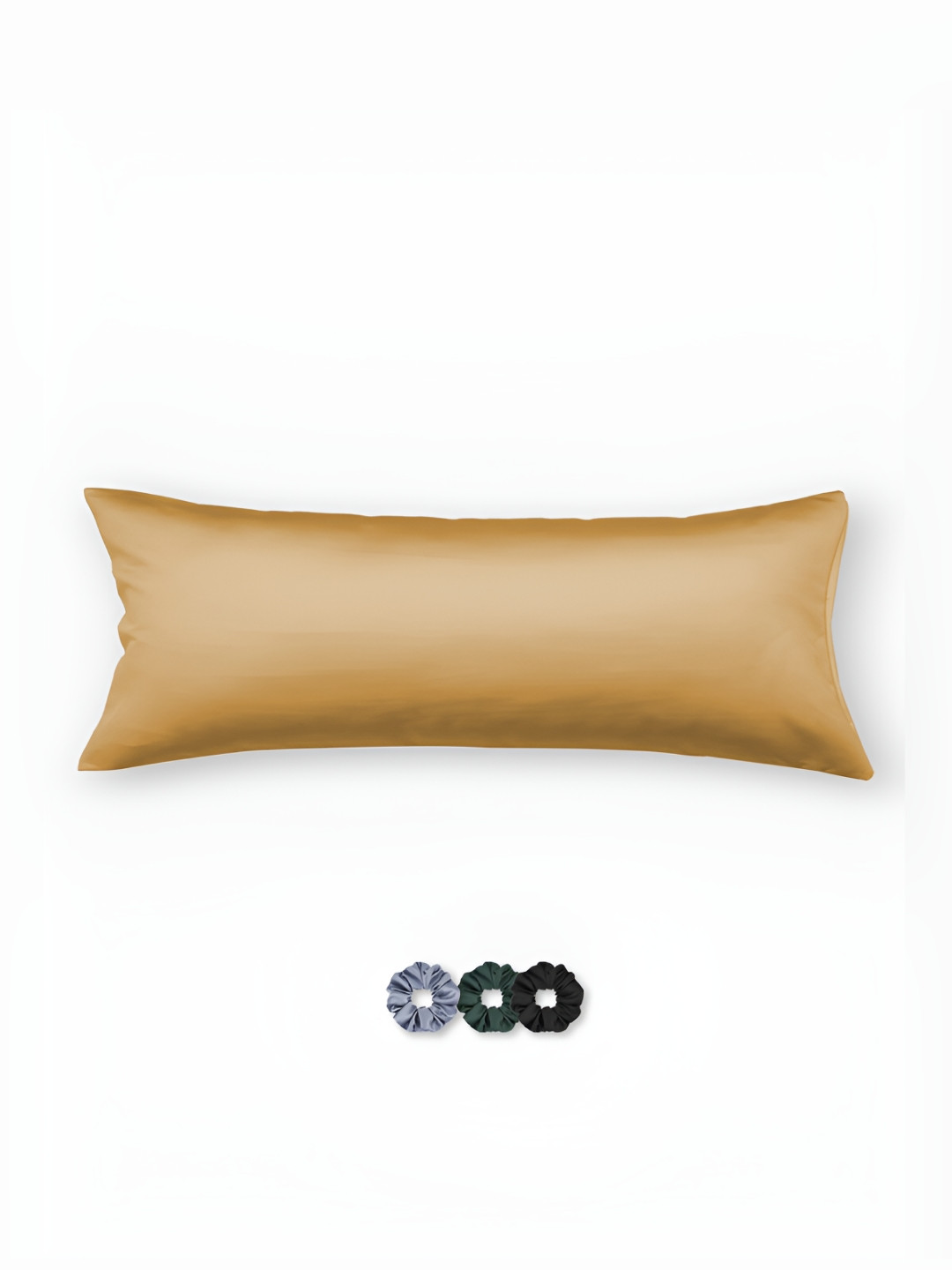 Seevo Gold-Toned Satin Rectangle Pillow Covers