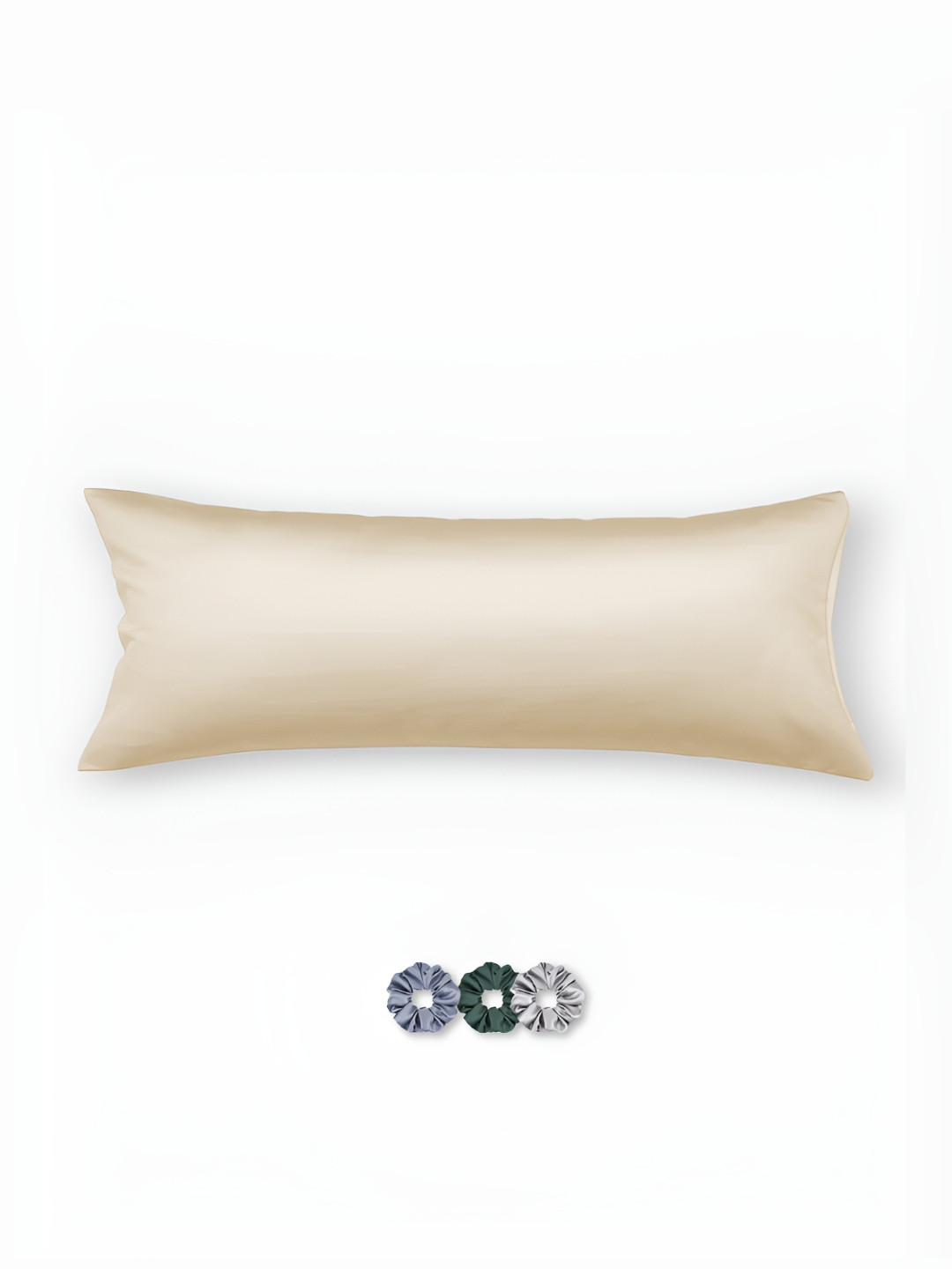 Seevo Cream Satin Rectangle Pillow Covers