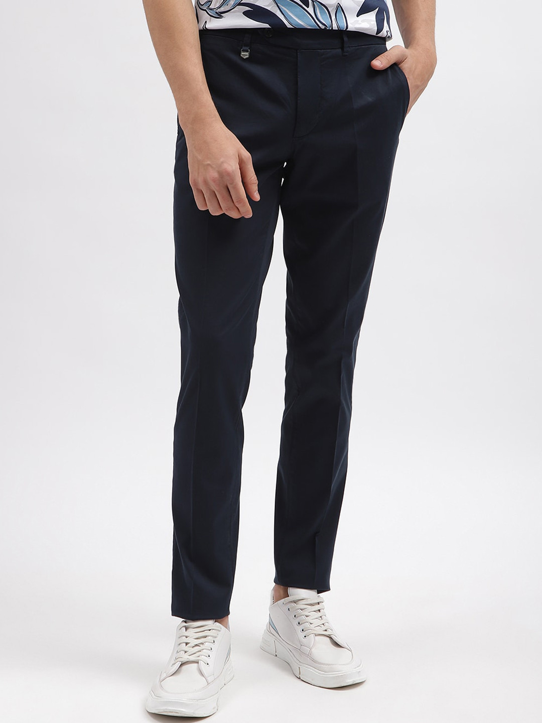 Antony Morato Men Mid Rise Skinny Fit Trousers