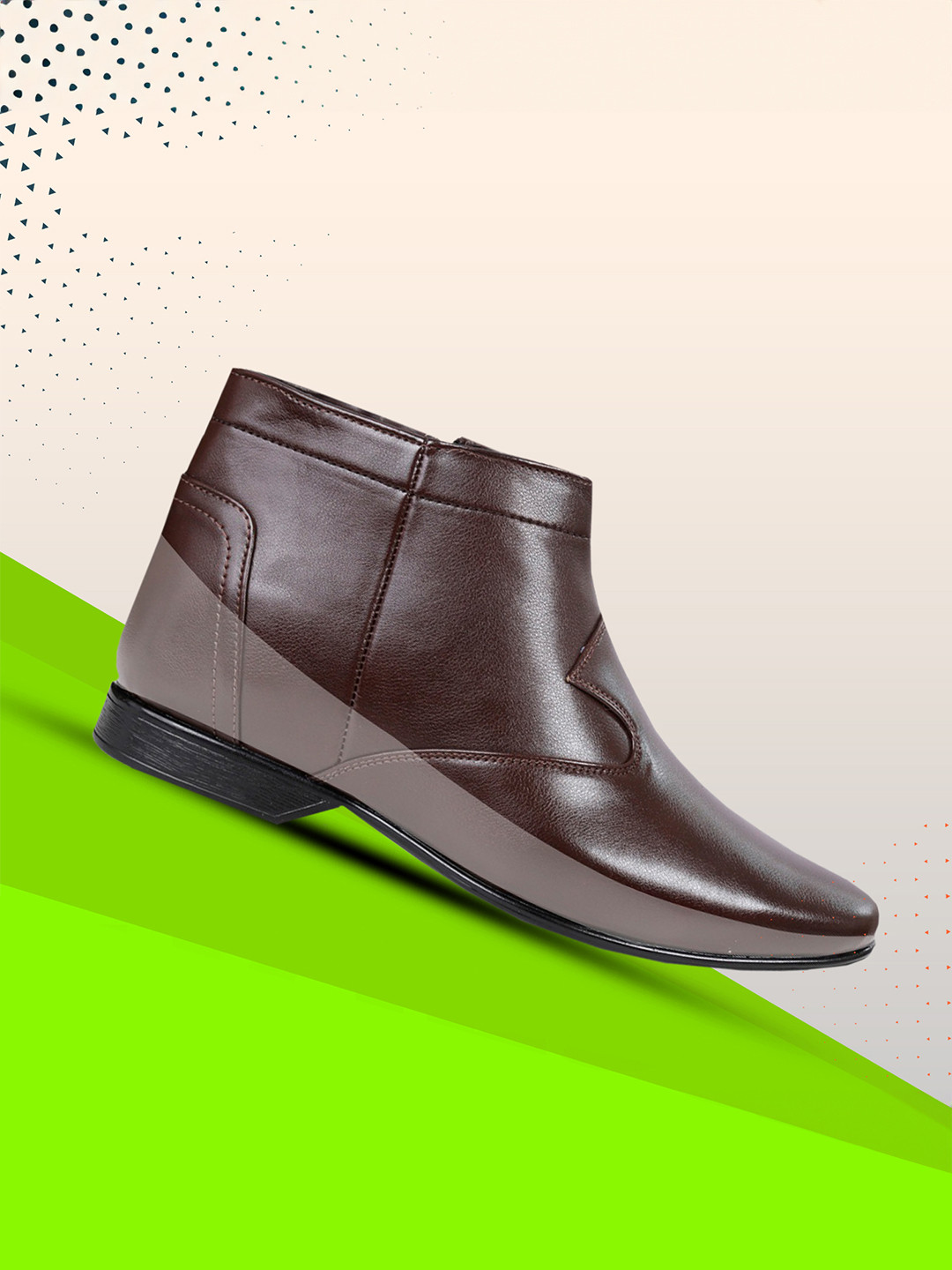 Bxxy Men 3 Inch Hidden Elevator Zippered Boots