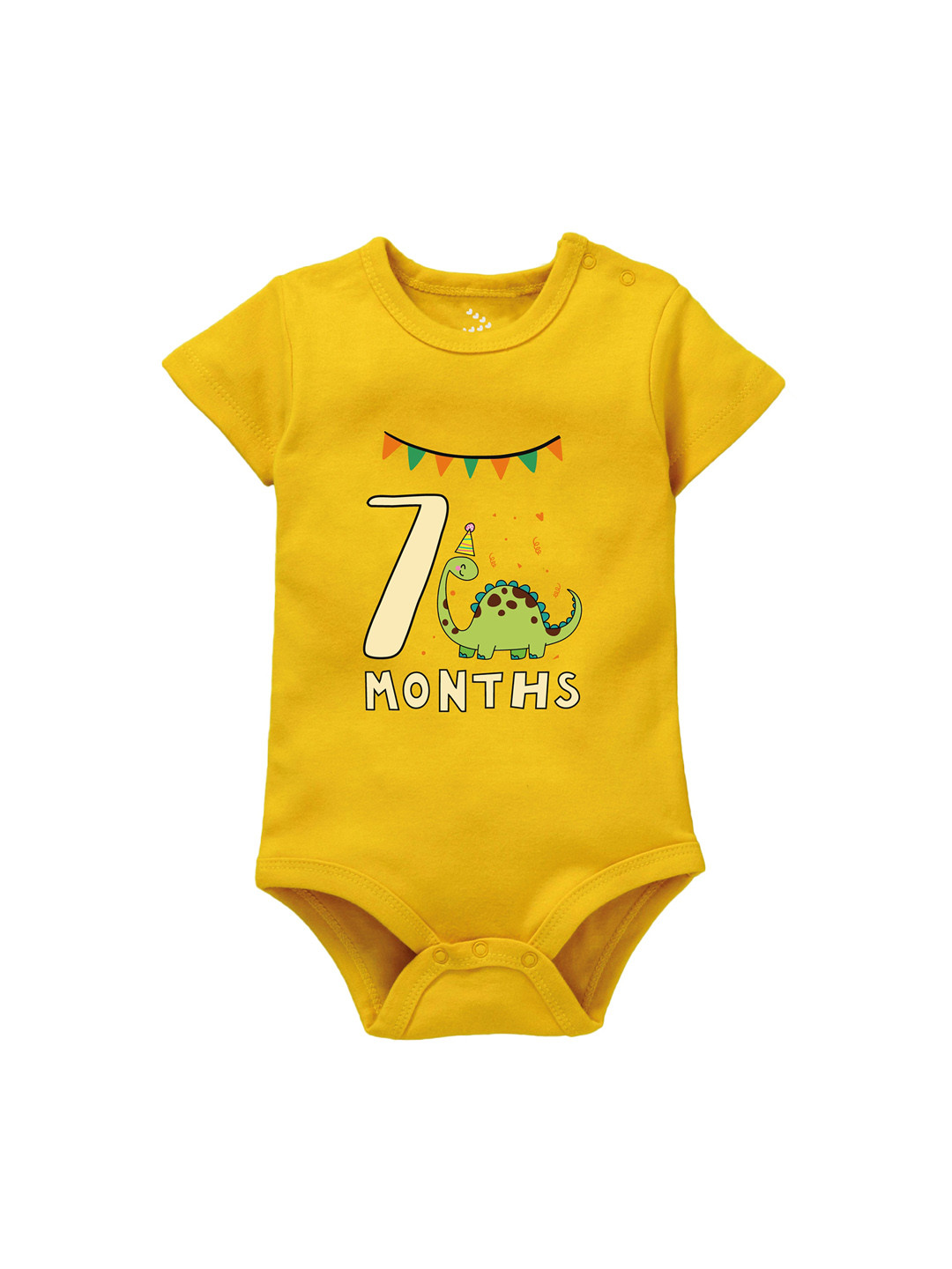 Zeezeezoo Infants 7 Months Birthday Animal Printed Pure Cotton Bodysuit