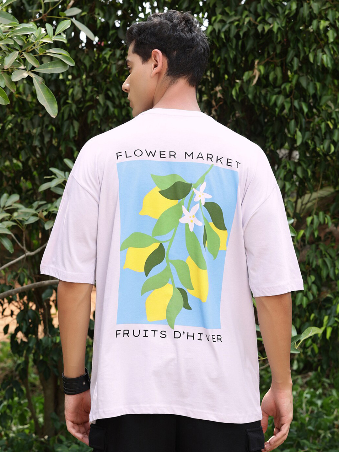 Thomas Scott Typography Printed Cotton Oversized T-shirt
