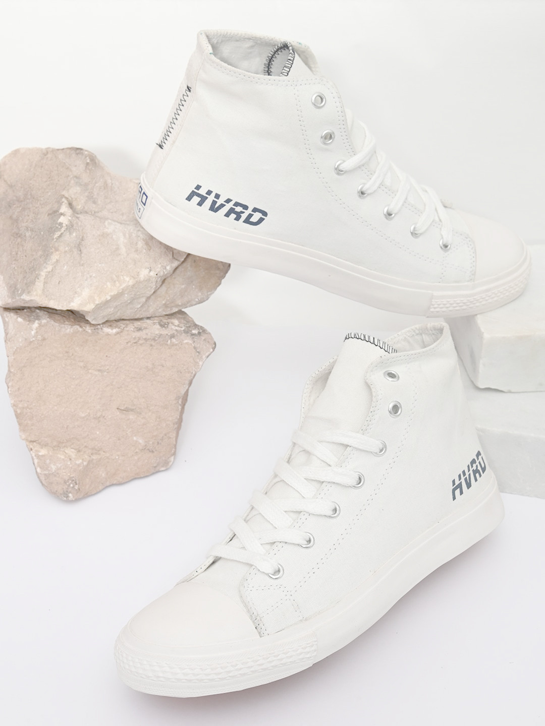 Harvard Men Printed Comfort Insole Canvas Lace-Up Sneakers