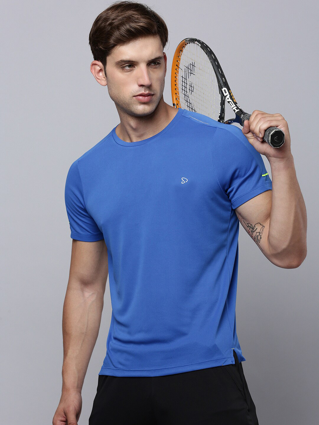 SPORTO Round Neck Instacool Lightweight And Breathable Sports T-shirt