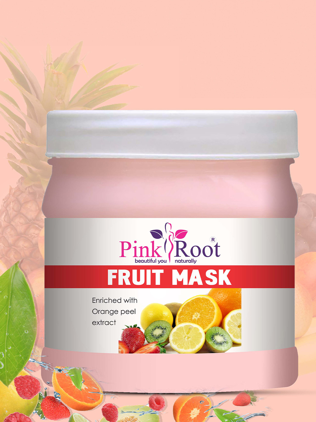 Pink Root Mix Fruit Cream Mask - 500 ml