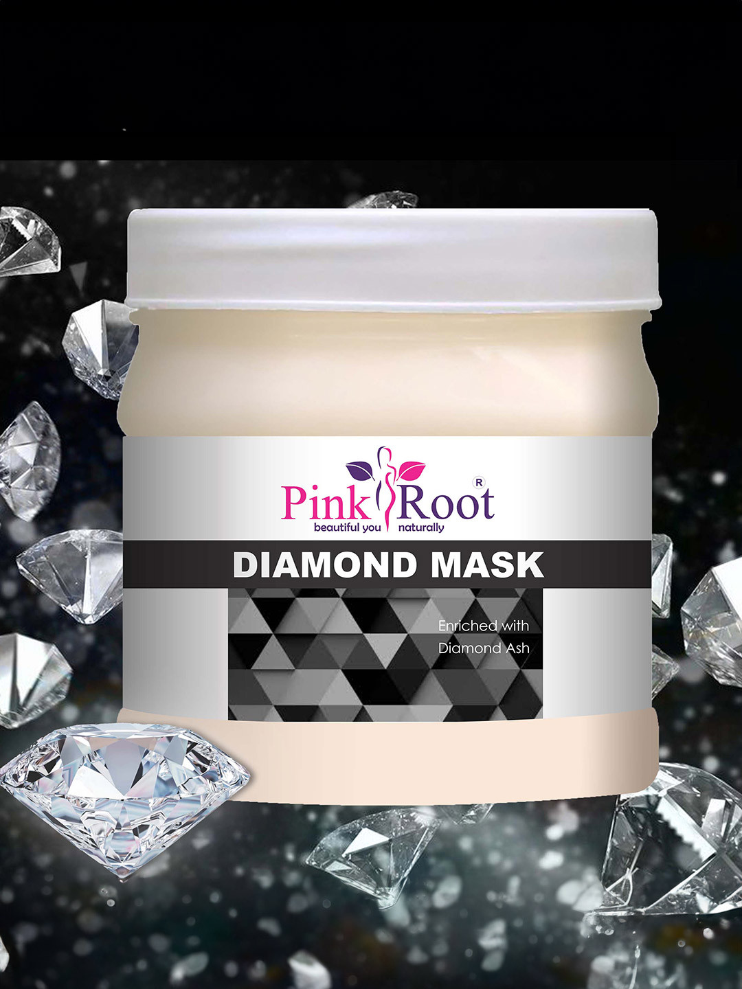 Pink Root Diamond Face & Body Mask - 500 ml