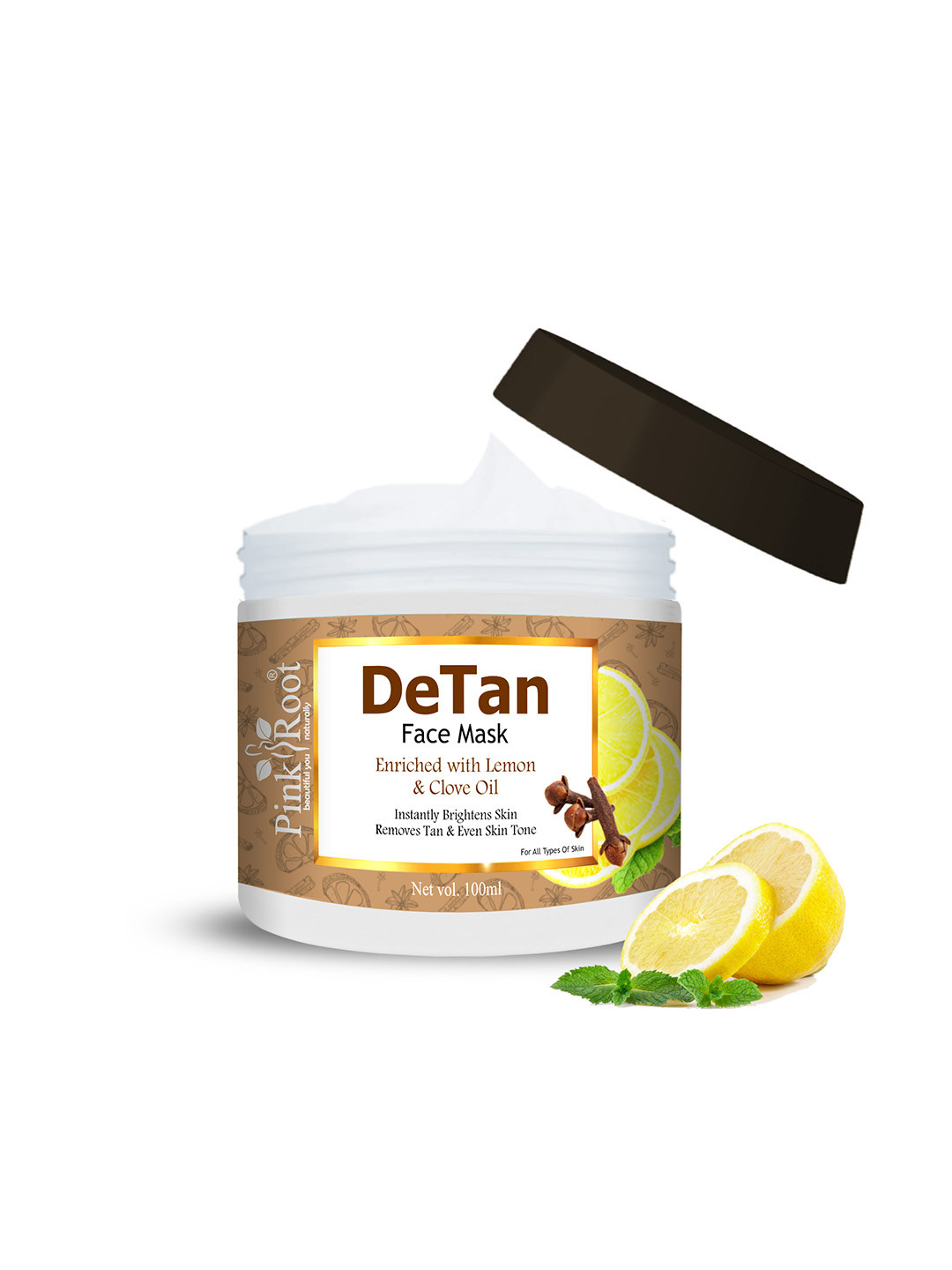 Pink Root Detan Face Mask - 100 gm