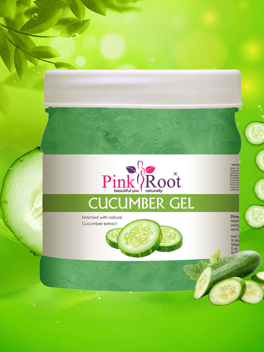 Pink Root Cucumber Gel With Cucumber Extract - 500ml