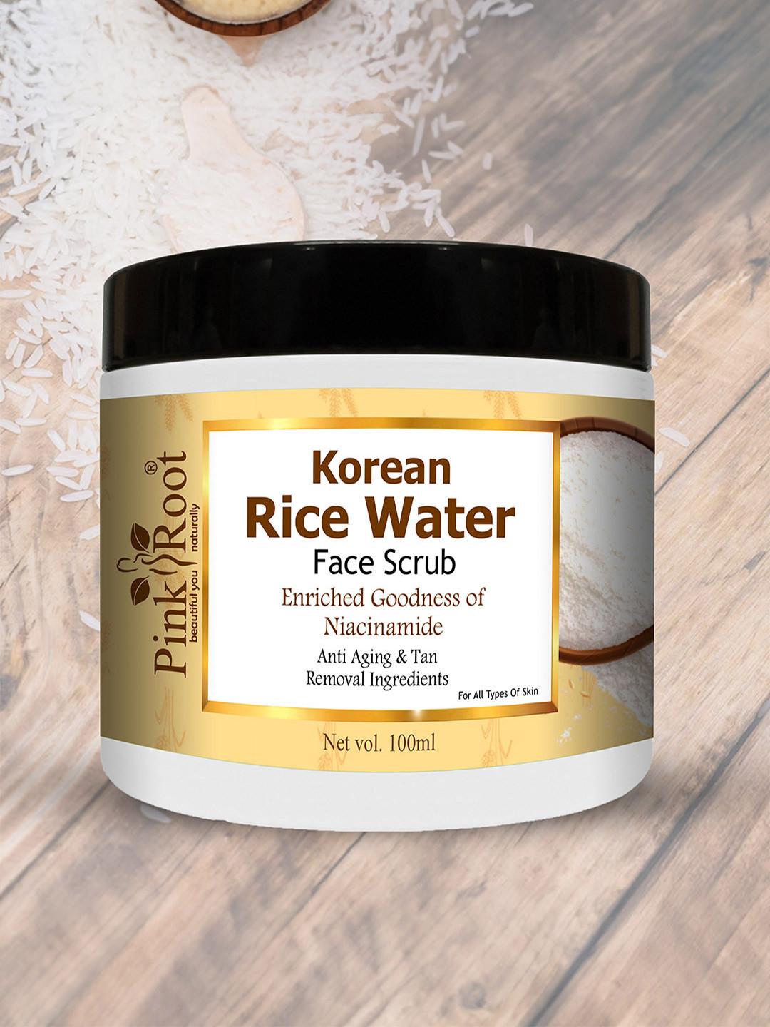 Pink Root Rice Water Scrub to Strengthen Skin Barrier -100 g