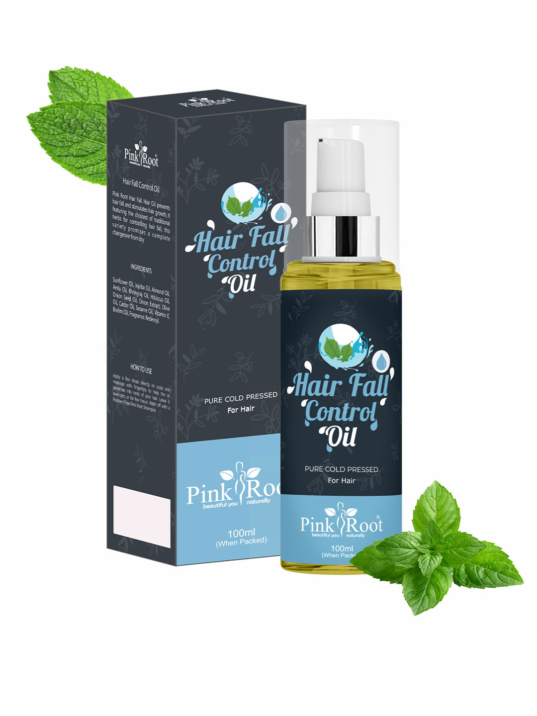 Pink Root Hair Fall Control Oil To Promote Hair Growth - 100ml