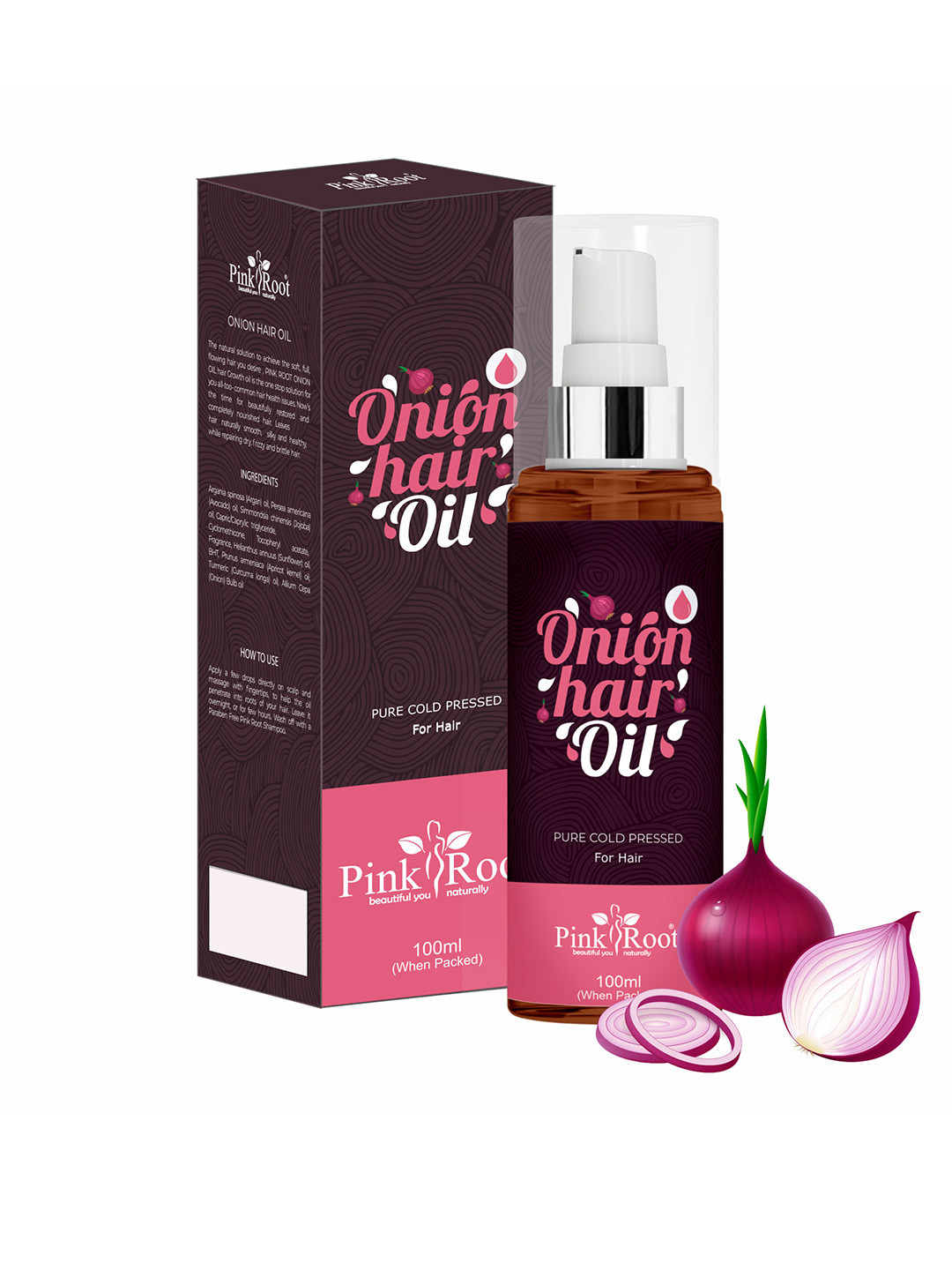 Pink Root Onion Hair Oil - 100ml