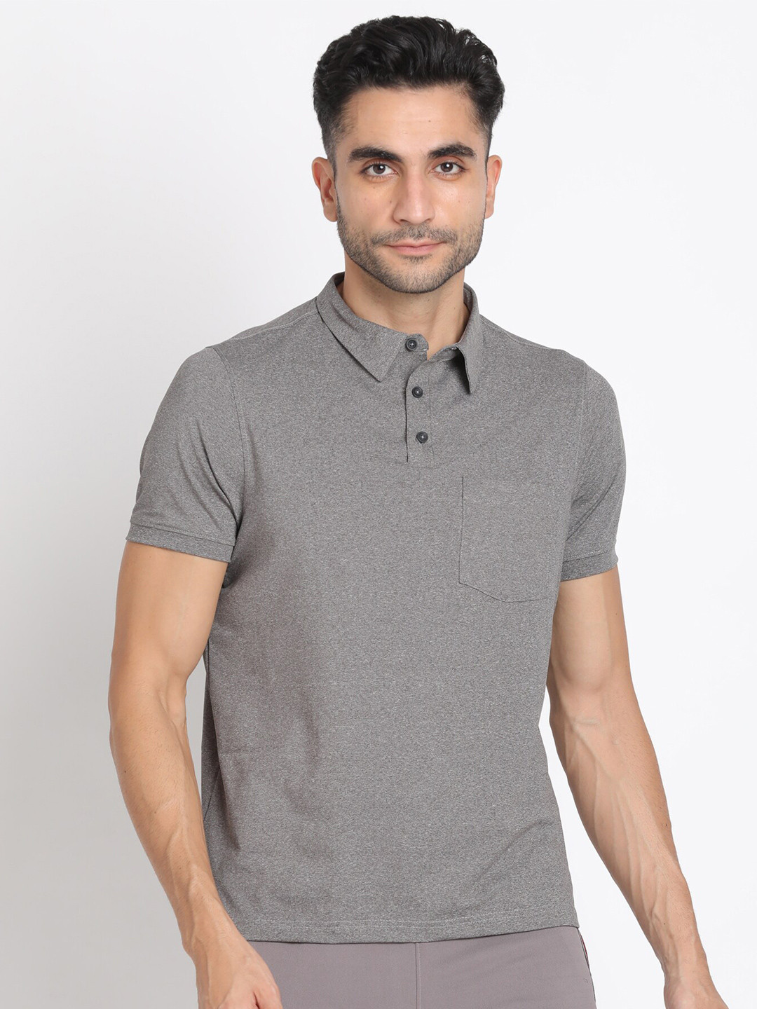 Turtle Polo Collar Slim Fit T-shirt