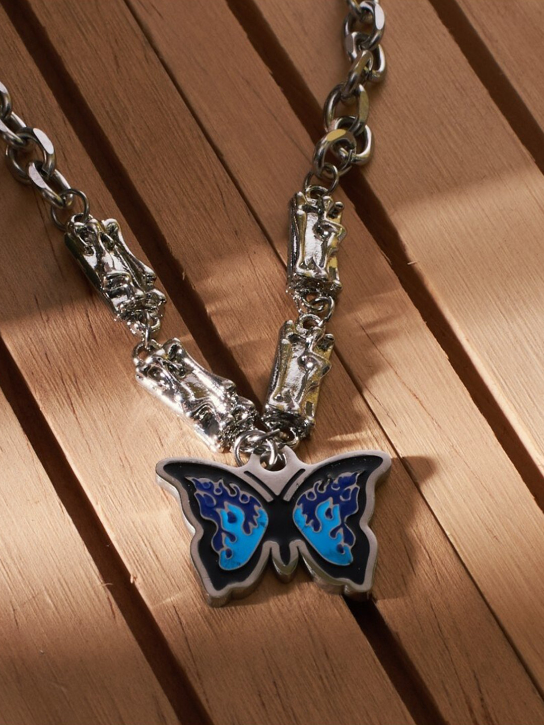 SALTY Men Layered Stainless Steel Necklace
