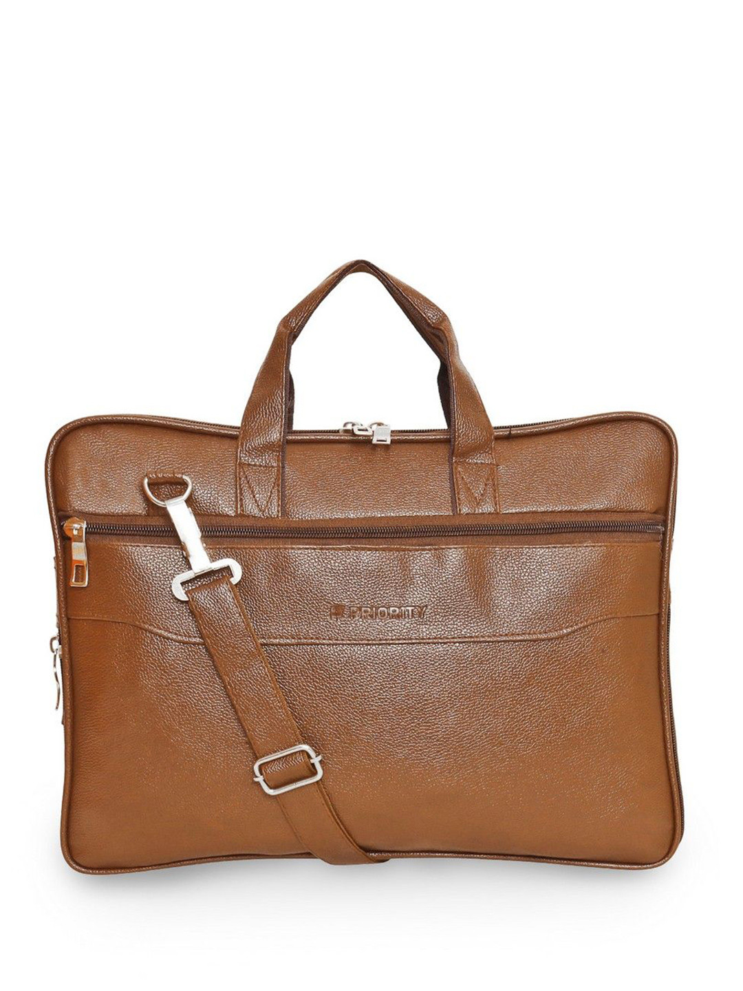 Priority Unisex Textured Laptop Bag Up to 16 inch