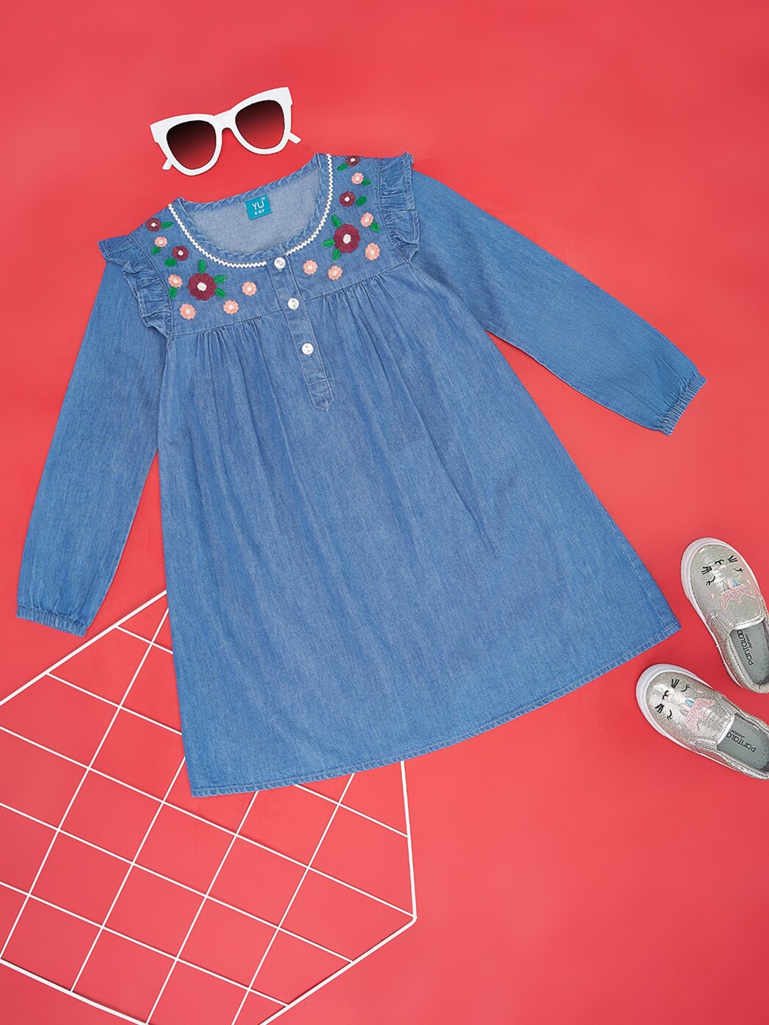 Pantaloons denim dress new arrivals