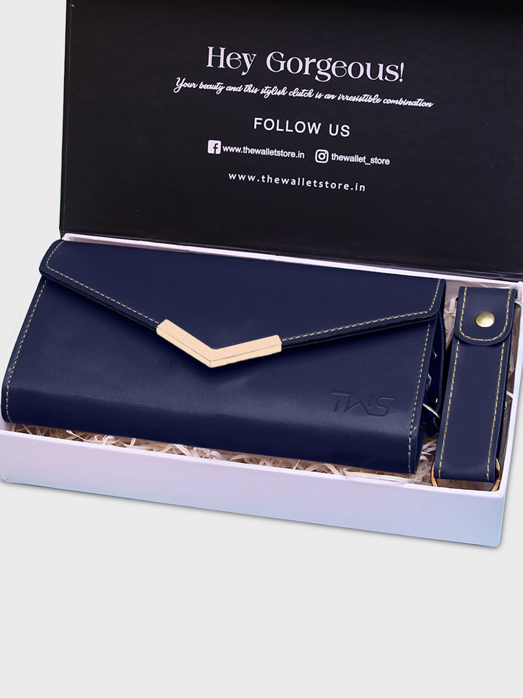 The Wallet Store Unisex Leather Wallet And Keychain Accessory Gift Set