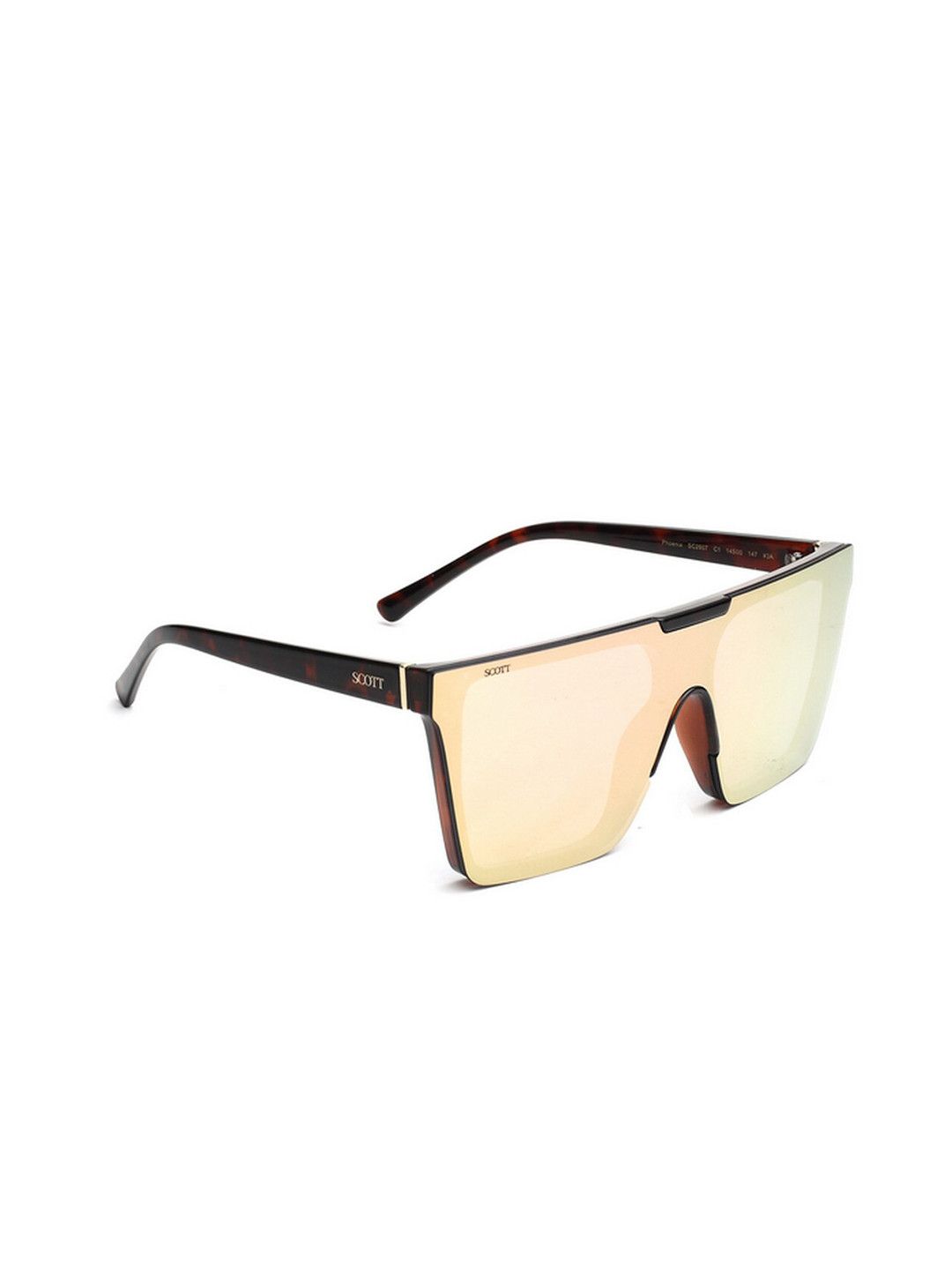 SCOTT Unisex Square Sunglasses with UV Protected Lens SCOTT 2607 PHOENIX C1 S
