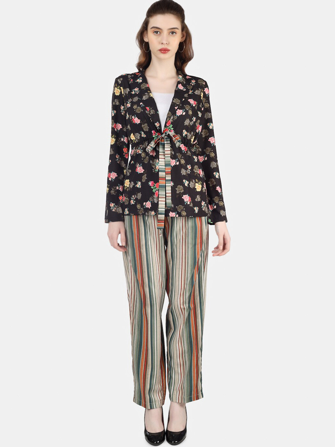 Sukshat Floral Long Sleeves Spread Collar Opaque Printed Casual Shirt