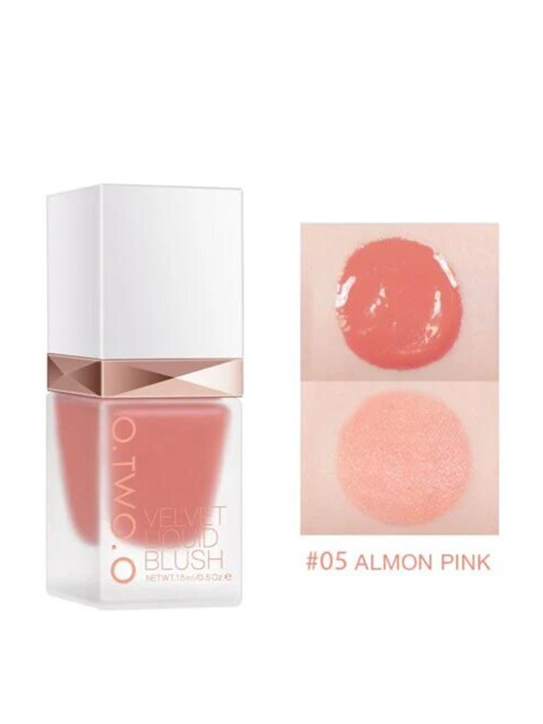 CVB O.Two.O Long Lasting Velvet Liquid Blush 15ml - Almon Pink 05