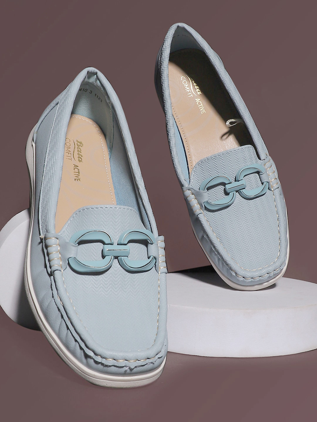 Bata comfit Women Buckle Detailed Loafers