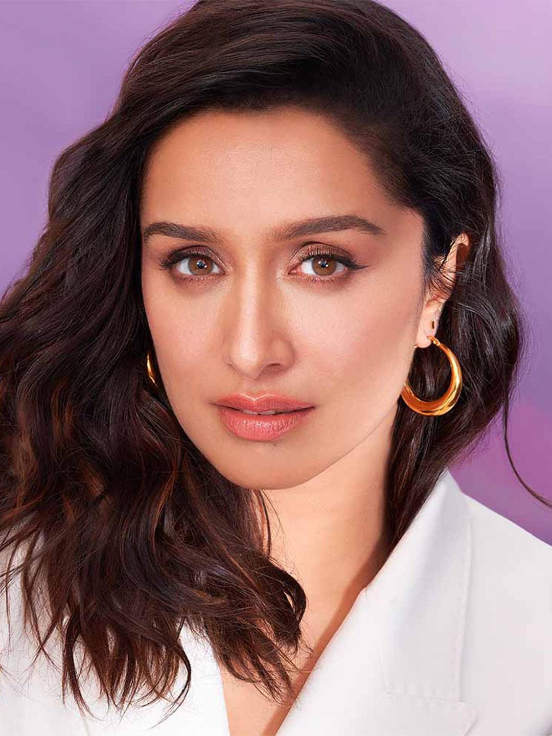 PALMONAS Women's 18k Gold Plated Chic Chunky Hoop Waterproof & Anti-Tarnish Earrings