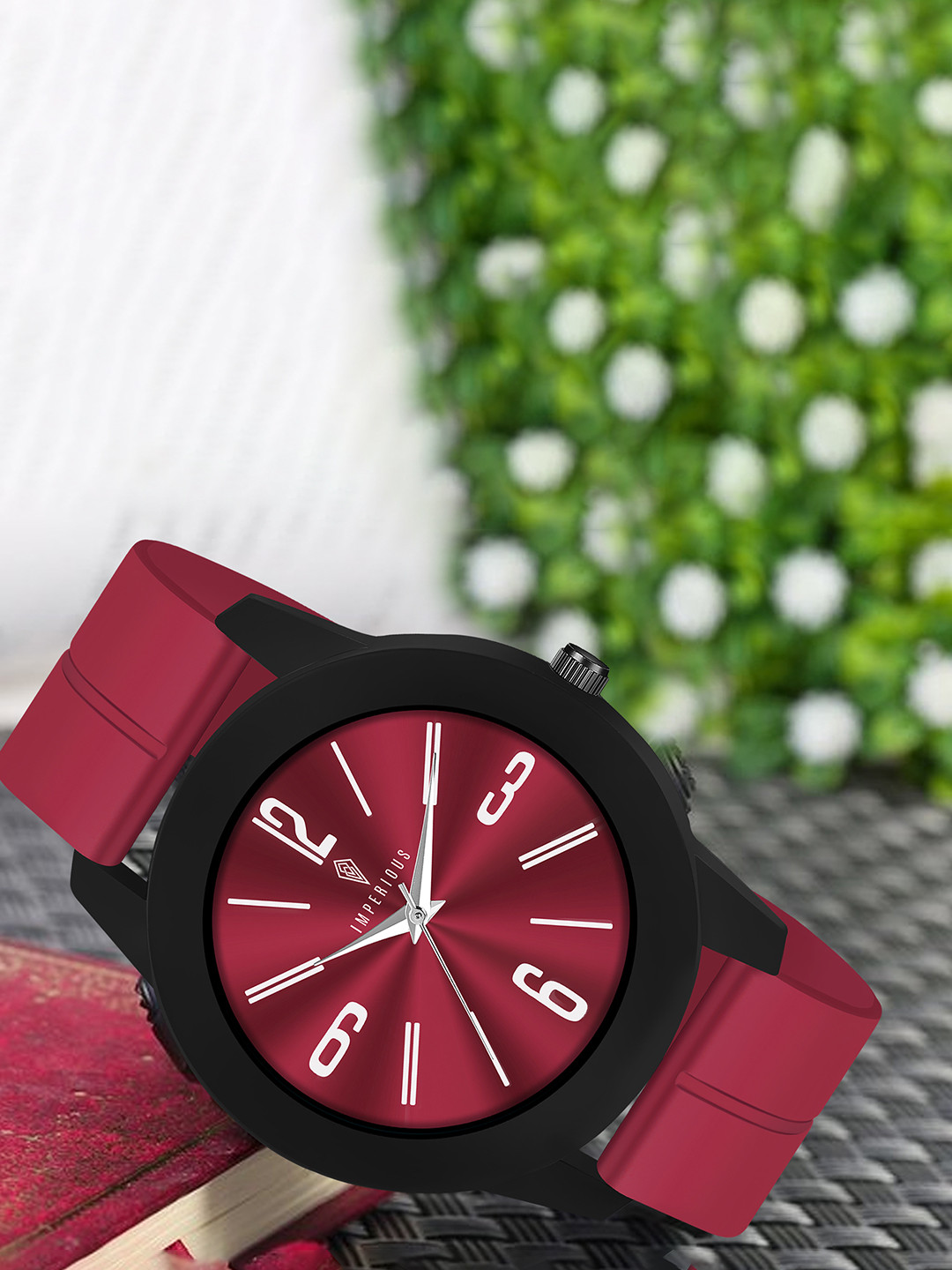 Imperious- The Royal Way Men Round Shaped Analogue Watch IMP-Maroon-702