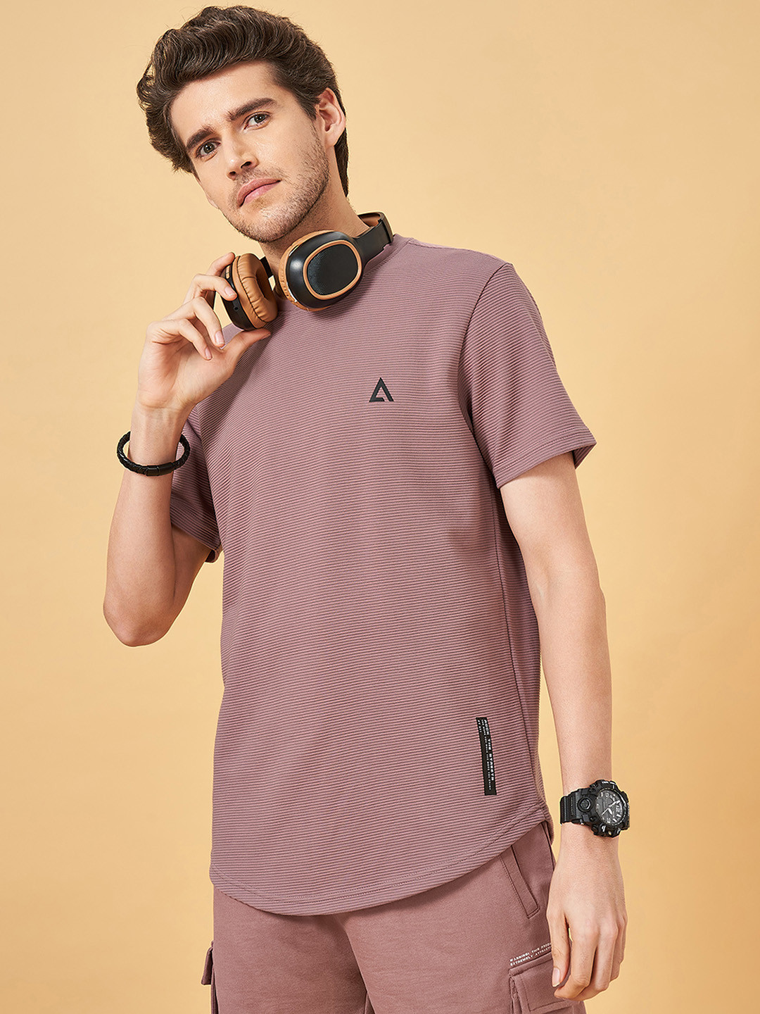 Street 808 by Pantaloons Round Neck Short Sleeves T-shirt