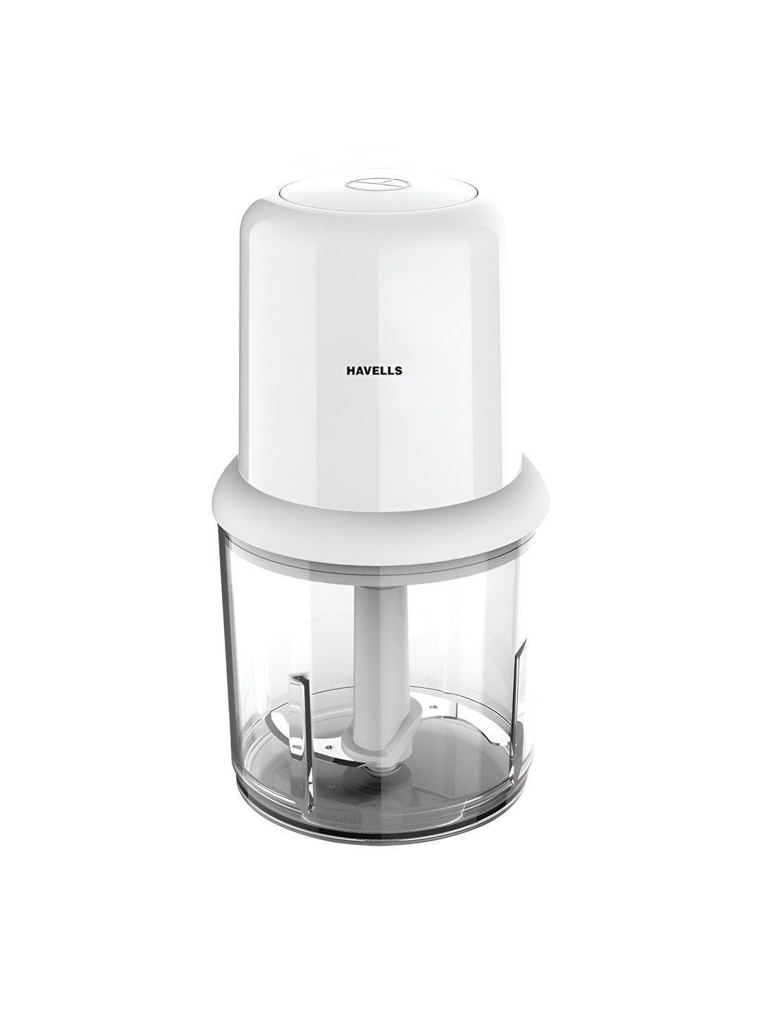 Havells White & Transparent 200 W Motor One Touch Press Mini Electric Chopper