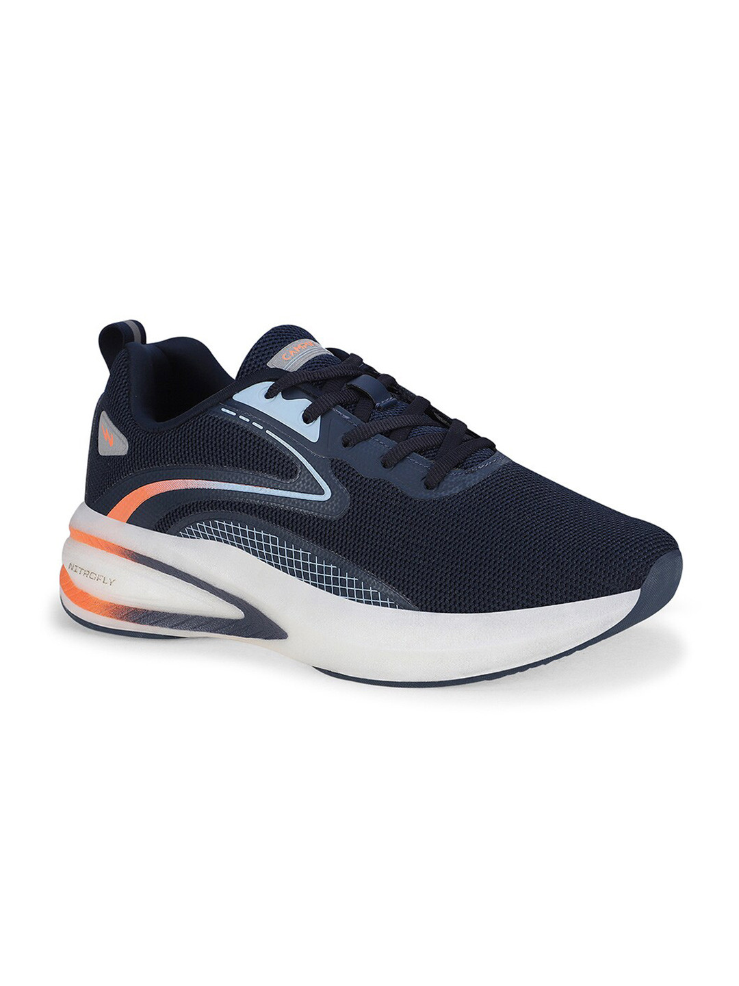 Campus Men Textured Lace-Up Running Shoes